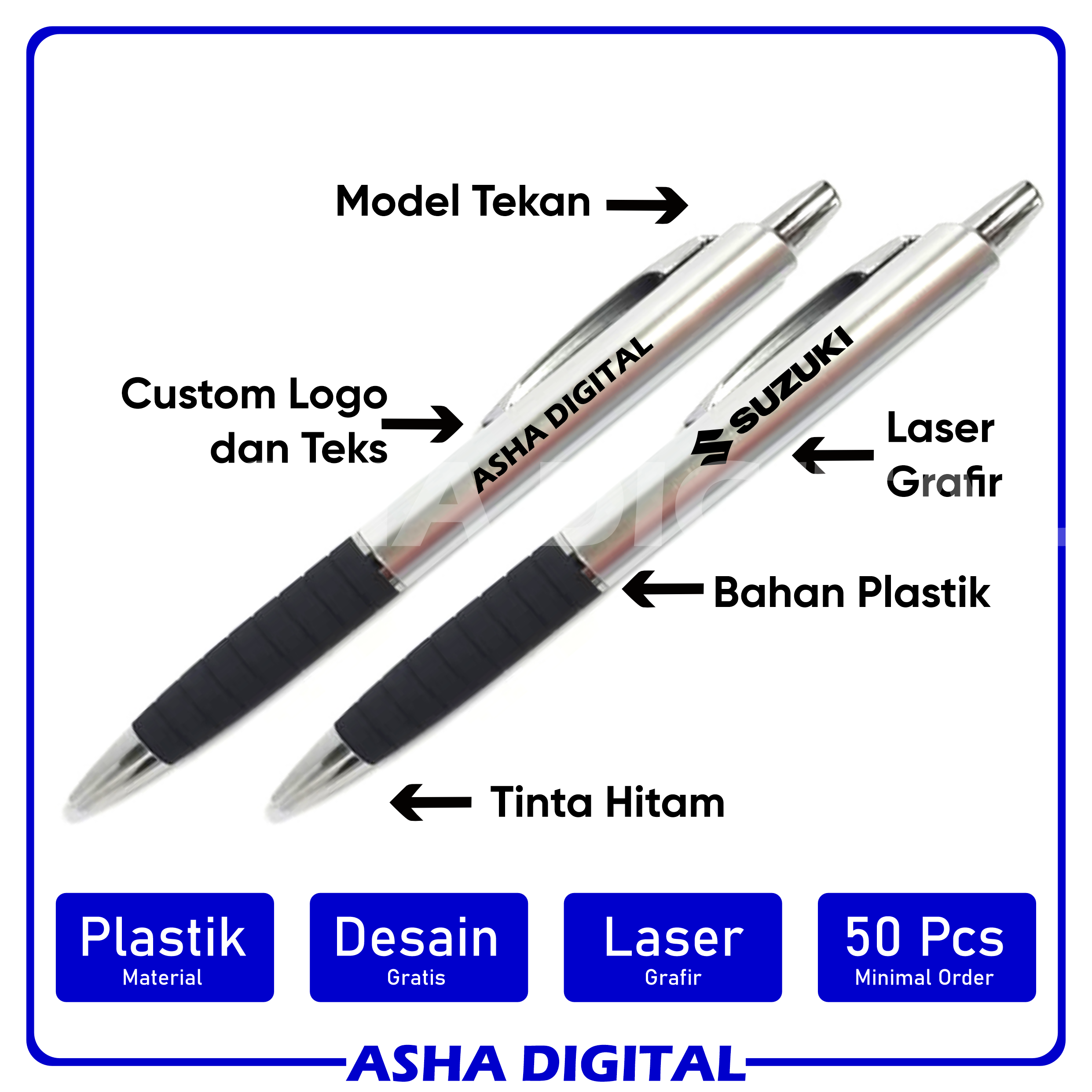 Pulpen Custom Laser Grafir